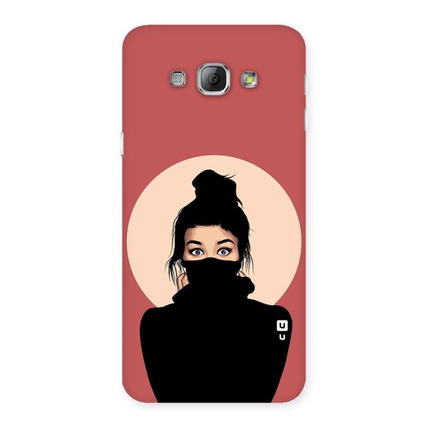 Aesthetic Digital Art Girl Back Case for Galaxy A8