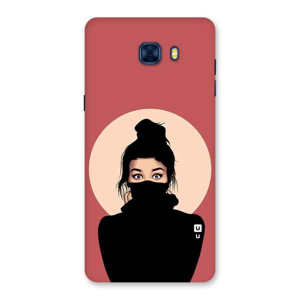 Aesthetic Digital Art Girl Back Case for Galaxy C7 Pro