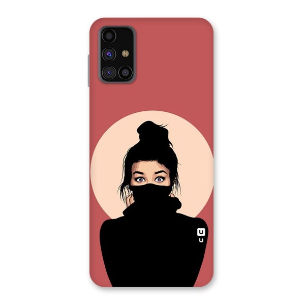 Aesthetic Digital Art Girl Back Case for Galaxy M31s