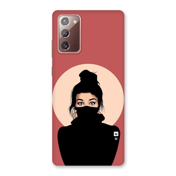 Aesthetic Digital Art Girl Back Case for Galaxy Note 20