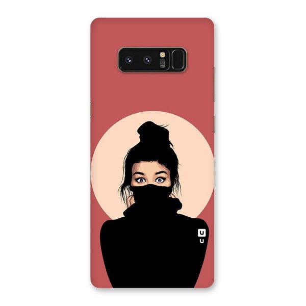 Aesthetic Digital Art Girl Back Case for Galaxy Note 8