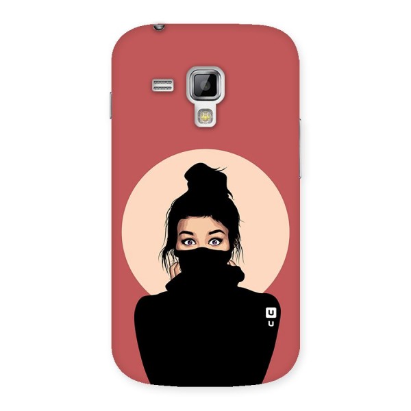 Aesthetic Digital Art Girl Back Case for Galaxy S Duos