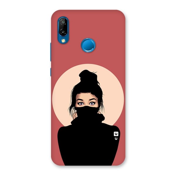 Aesthetic Digital Art Girl Back Case for Huawei P20 Lite