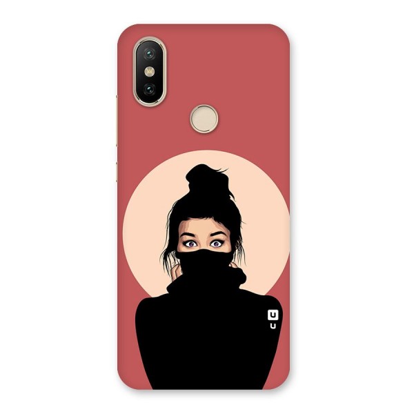 Aesthetic Digital Art Girl Back Case for Mi A2