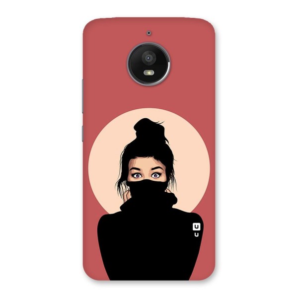 Aesthetic Digital Art Girl Back Case for Moto E4 Plus