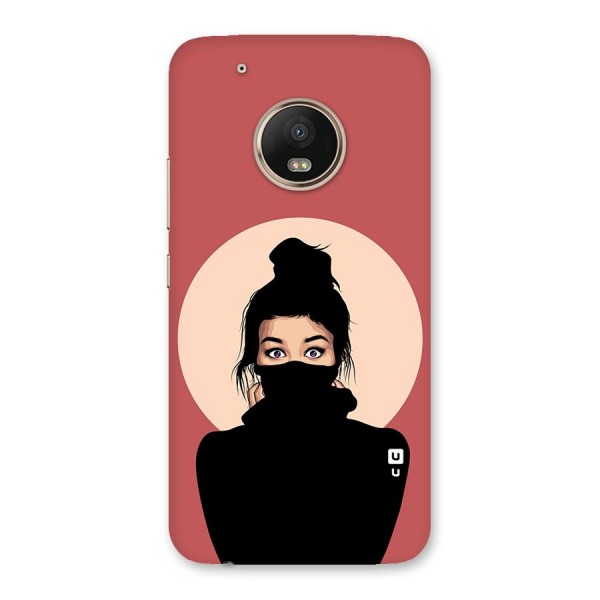 Aesthetic Digital Art Girl Back Case for Moto G5 Plus