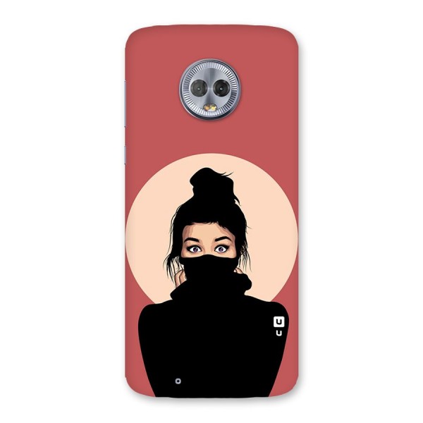 Aesthetic Digital Art Girl Back Case for Moto G6