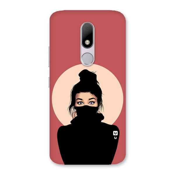 Aesthetic Digital Art Girl Back Case for Moto M