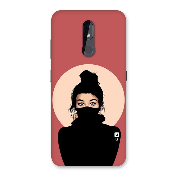 Aesthetic Digital Art Girl Back Case for Nokia 3.2