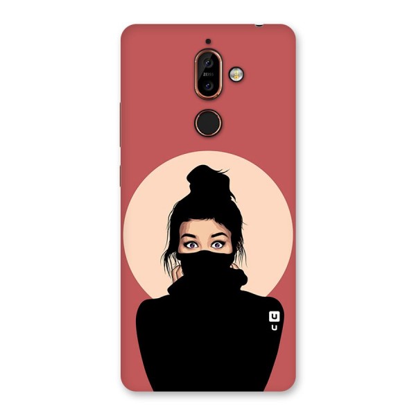 Aesthetic Digital Art Girl Back Case for Nokia 7 Plus