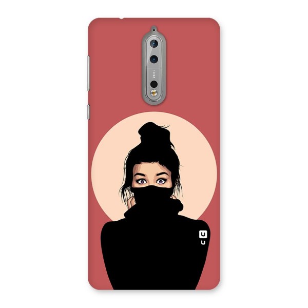 Aesthetic Digital Art Girl Back Case for Nokia 8