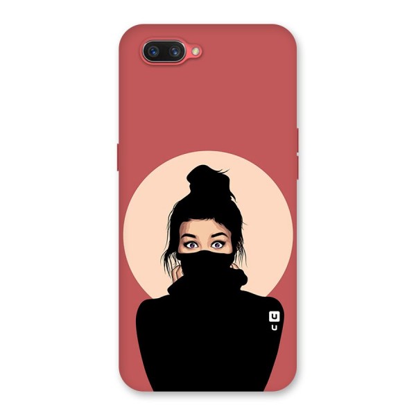 Aesthetic Digital Art Girl Back Case for Oppo A3s