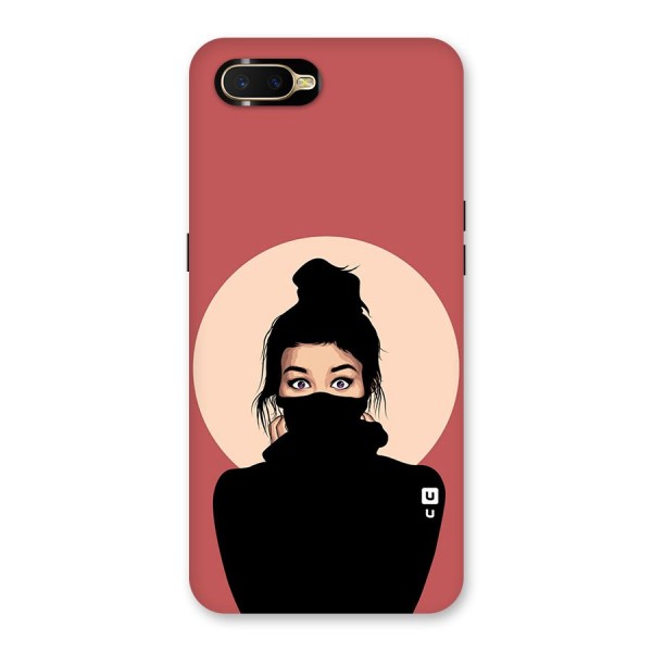 Aesthetic Digital Art Girl Back Case for Oppo K1