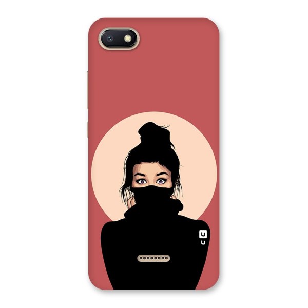 Aesthetic Digital Art Girl Back Case for Redmi 6A