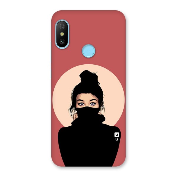 Aesthetic Digital Art Girl Back Case for Redmi 6 Pro