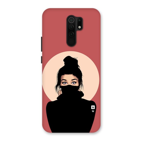 Aesthetic Digital Art Girl Back Case for Redmi 9 Prime