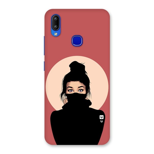 Aesthetic Digital Art Girl Back Case for Vivo Y91