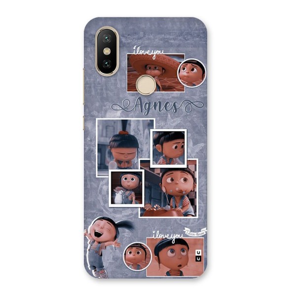 Agnes Back Case for Mi A2