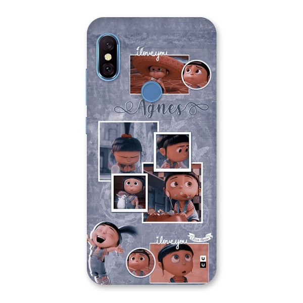 Agnes Back Case for Redmi Note 6 Pro