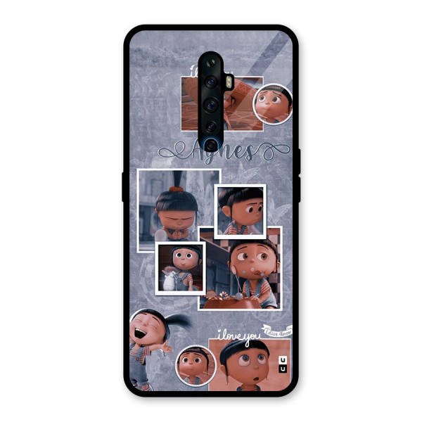 Agnes Glass Back Case for Oppo Reno2 F