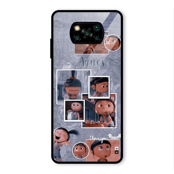 Agnes Glass Back Case for Poco X3 Pro