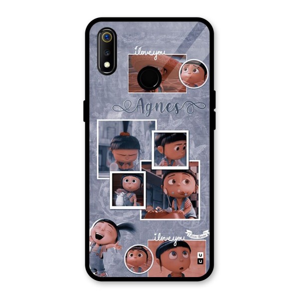 Agnes Glass Back Case for Realme 3