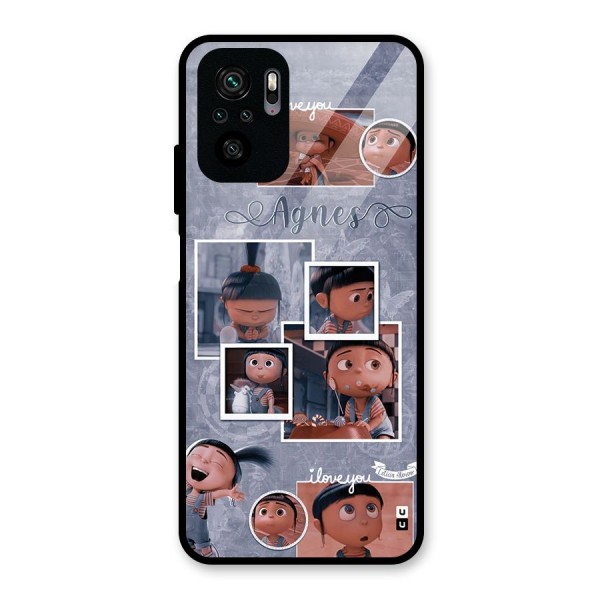 Agnes Glass Back Case for Redmi Note 10