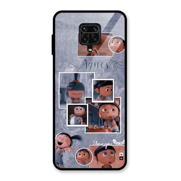 Agnes Glass Back Case for Redmi Note 9 Pro Max