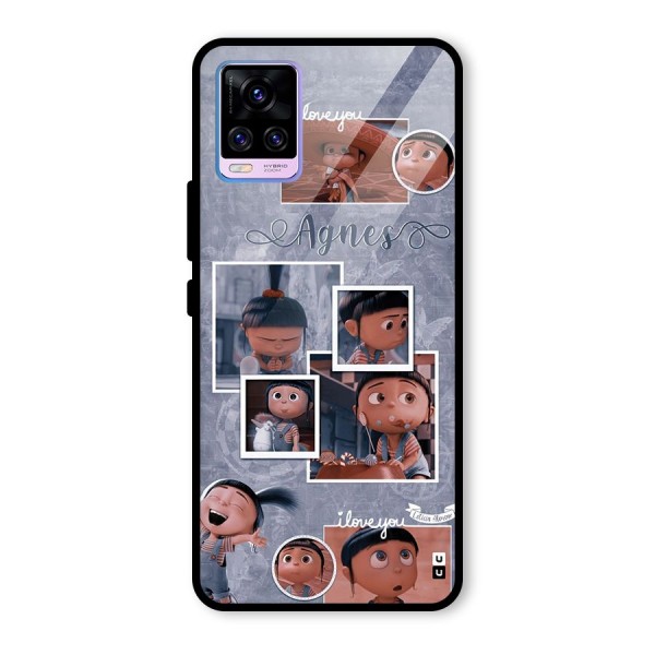 Agnes Glass Back Case for Vivo V20 Pro