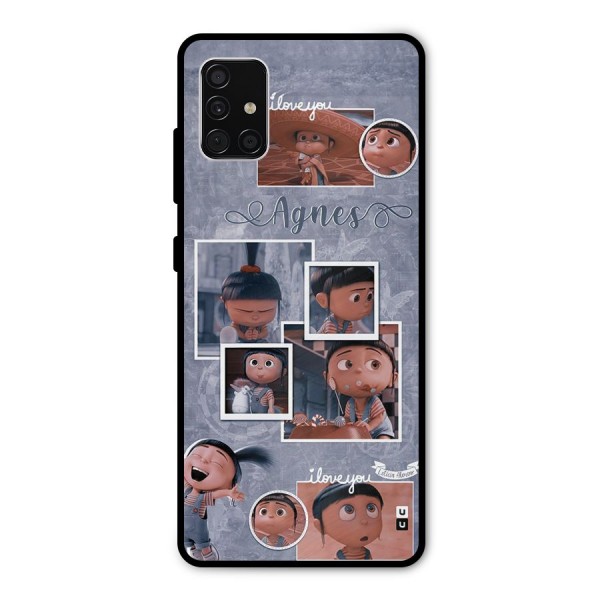 Agnes Metal Back Case for Galaxy A51