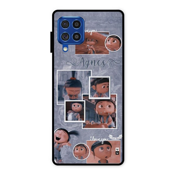 Agnes Metal Back Case for Galaxy F62