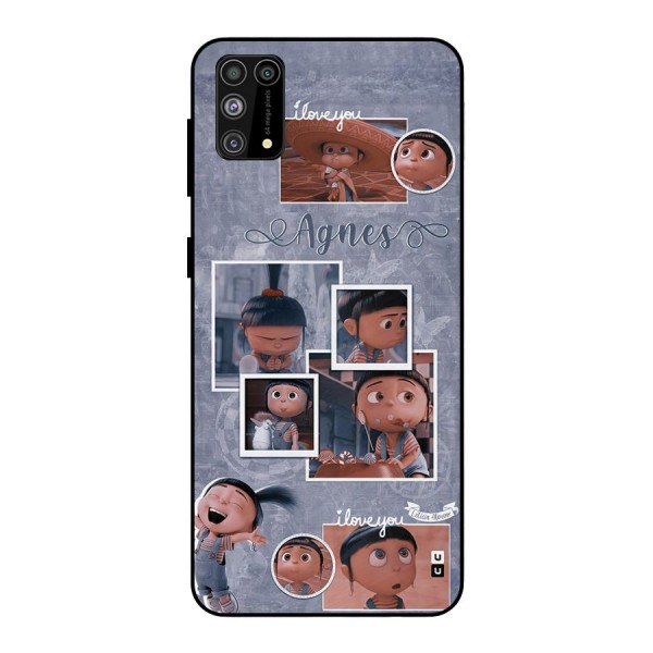 Agnes Metal Back Case for Galaxy M31