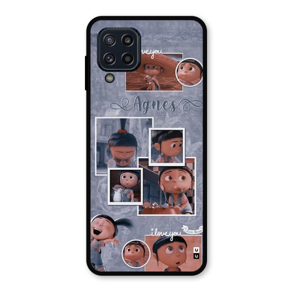 Agnes Metal Back Case for Galaxy M32