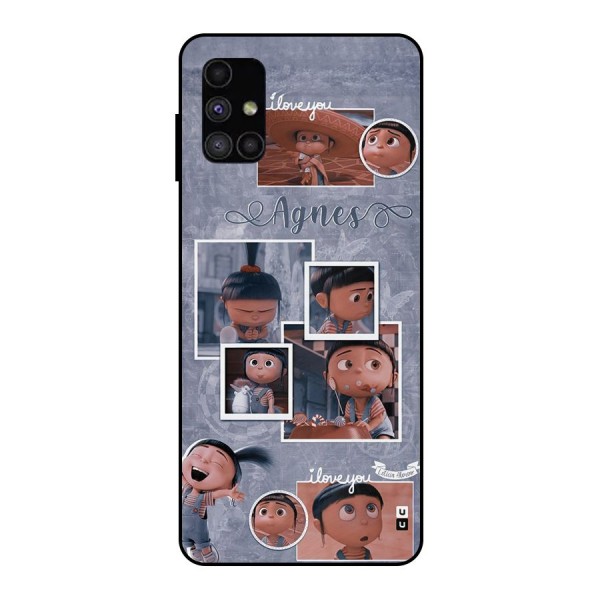 Agnes Metal Back Case for Galaxy M51