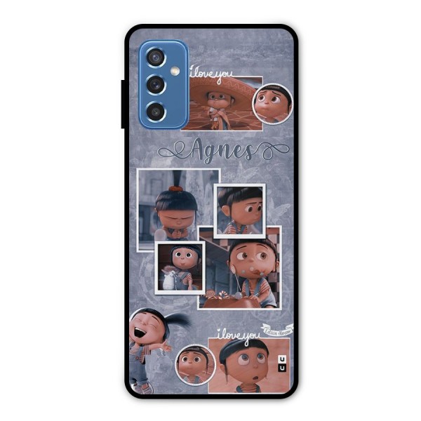 Agnes Metal Back Case for Galaxy M52 5G