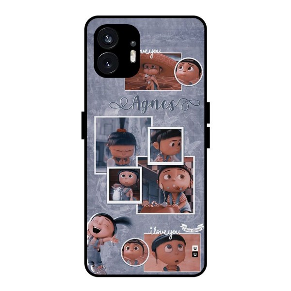 Agnes Metal Back Case for Nothing Phone 2