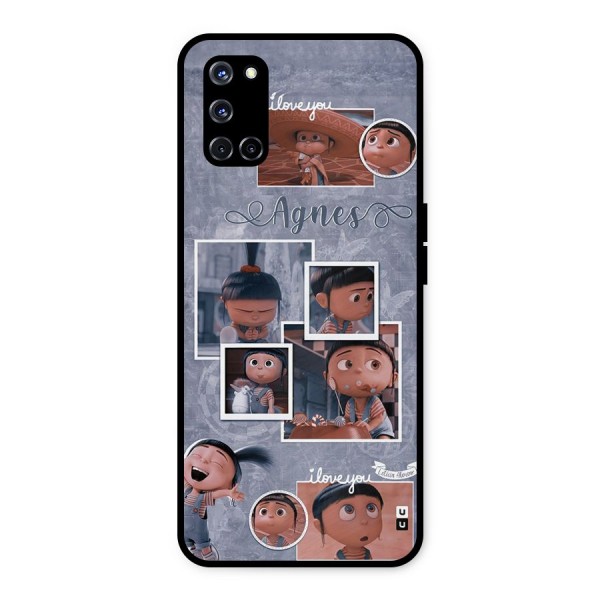 Agnes Metal Back Case for Oppo A52