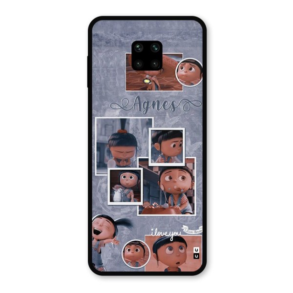 Agnes Metal Back Case for Poco M2 Pro