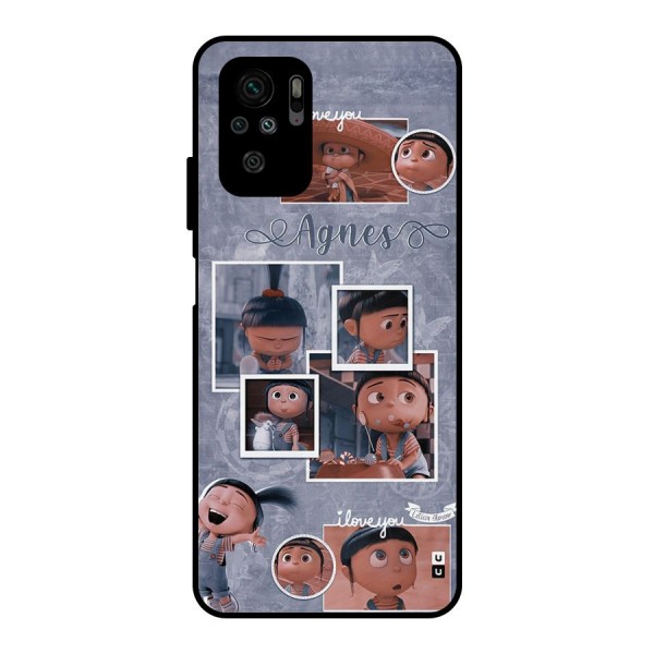 Agnes Metal Back Case for Redmi Note 10S