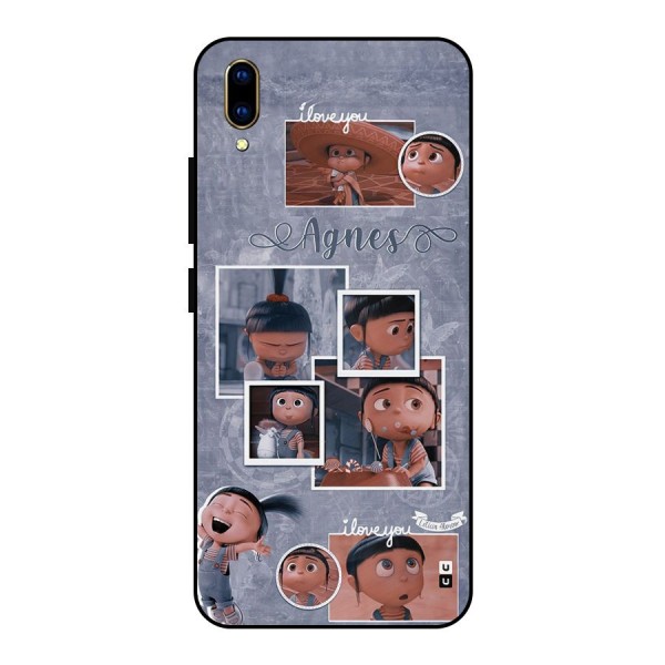 Agnes Metal Back Case for Vivo V11 Pro