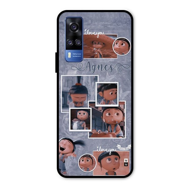 Agnes Metal Back Case for Vivo Y31