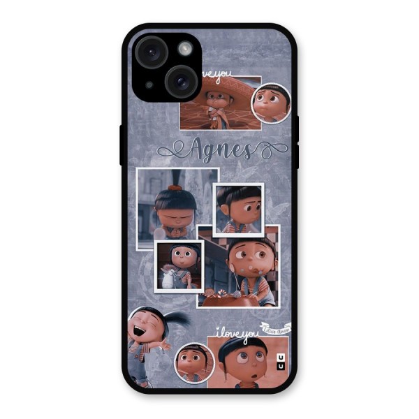 Agnes Metal Back Case for iPhone 15 Plus