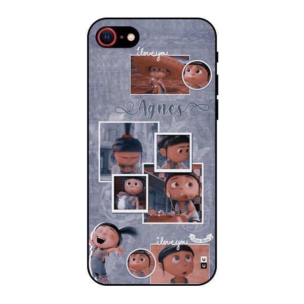 Agnes Metal Back Case for iPhone 8