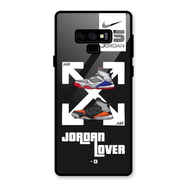 Air Shoe Lover Glass Back Case for Galaxy Note 9