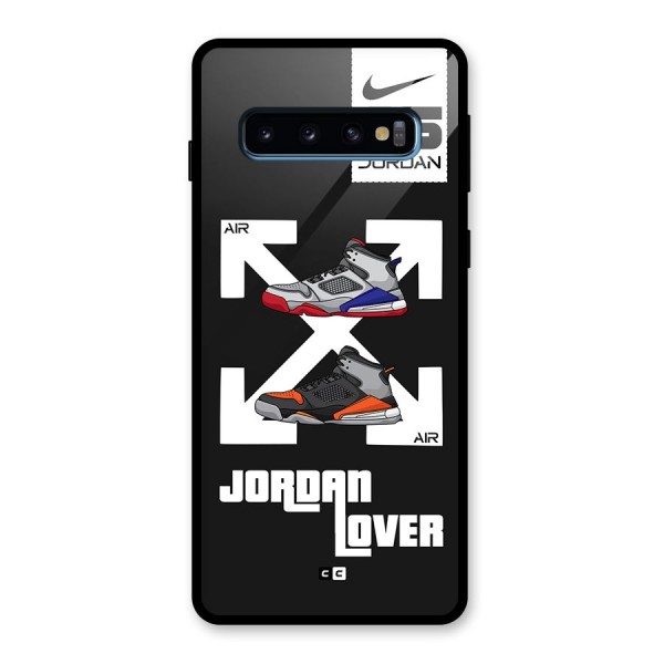 Air Shoe Lover Glass Back Case for Galaxy S10