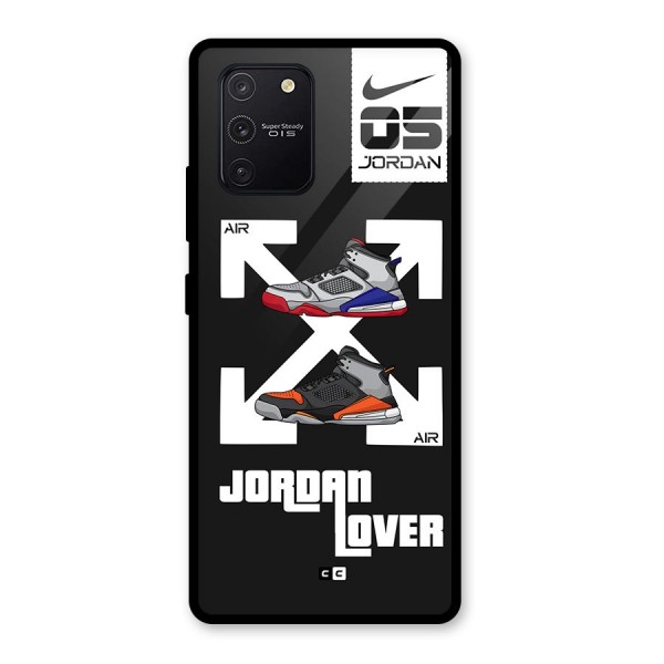 Air Shoe Lover Glass Back Case for Galaxy S10 Lite