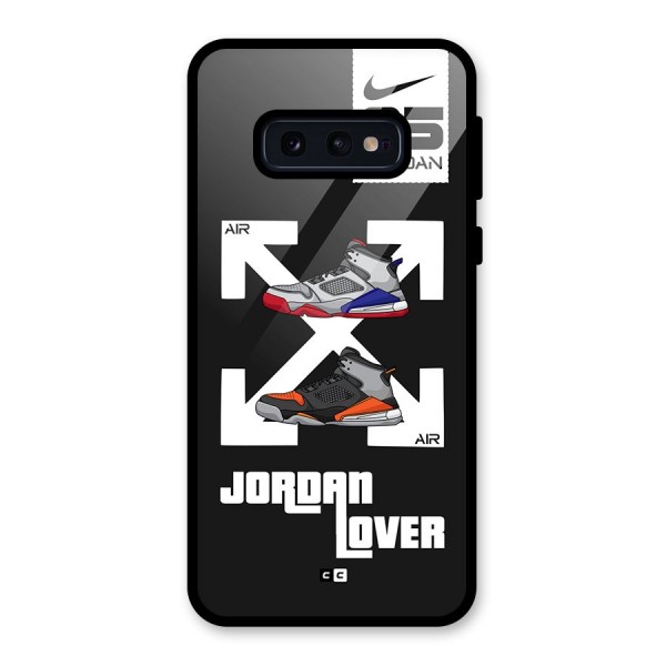 Air Shoe Lover Glass Back Case for Galaxy S10e