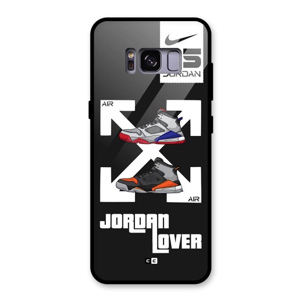 Air Shoe Lover Glass Back Case for Galaxy S8