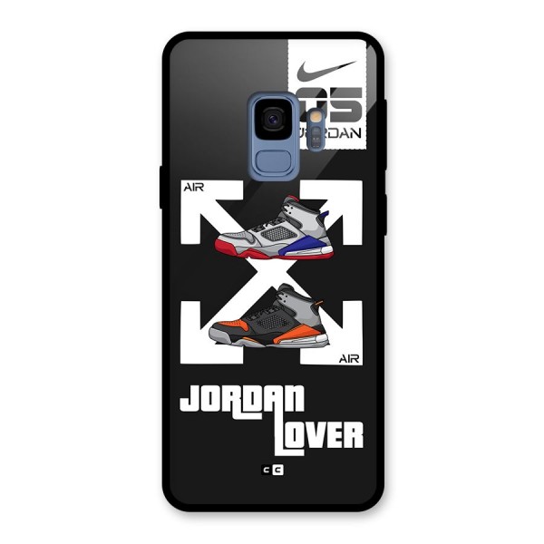 Air Shoe Lover Glass Back Case for Galaxy S9