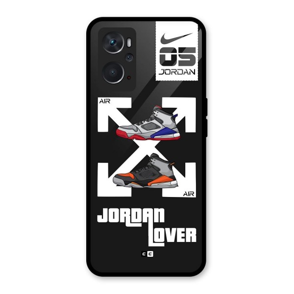 Air Shoe Lover Glass Back Case for Oppo K10 4G